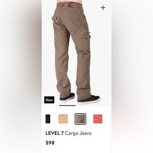 Level 7 Men's Casual Cargo Pants